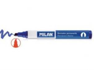 Opakowanie Marker permanentny ścięty czerwony (12szt) MILAN