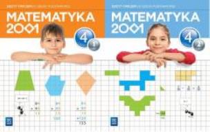 Okładka książki Matematyka SP 2001  4/1 i 4/2  ćw WSiP