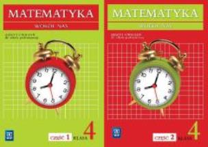 Okładka książki Matematyka SP wokół nas 4/1 i 4/2 ćw WSIP