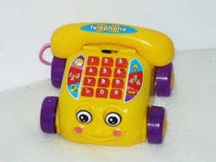 Opakowanie Muzyczny telefon żółty