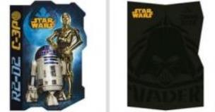 Opakowanie Notes kształtowy A6 Star Wars (15szt) DERFORM