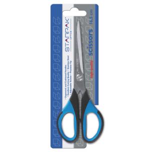 Opakowanie Nożyczki z gumowymi rączkami 165 mm