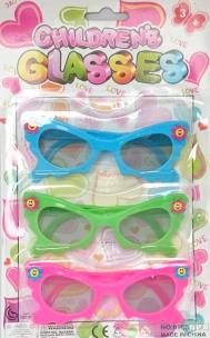Opakowanie Okulary przeciwłoneczne dla dzieci 3 sztuki Kwiatki