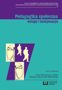 Okładka książki Pedagogika społeczna