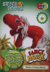 Opakowanie Pianko-masa Super Dough Koń czerwony