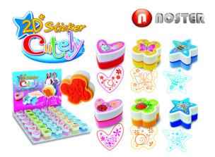 Opakowanie Pieczątka gwiazdy serca P37-21 36 sztuk