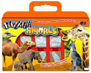 Opakowanie Pieczątki walizka Zwierzęta sawanny