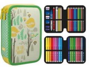 Opakowanie Piórnik 2 poz. z wyposażeniem In the Woods MILAN