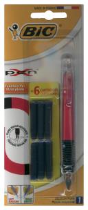 Opakowanie Pióro wieczne X Pen Classic różowe + 6 nabojów