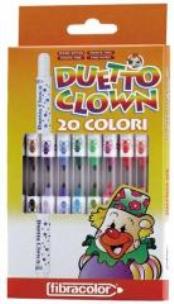 Opakowanie Pisaki Duetto 20 colori x 10 FIBRACOLOR
