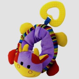 Opakowanie Plusz malucha Grzechotka na nóżkę Krówka