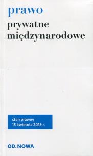 Okładka książki Prawo prywatne międzynarodowe