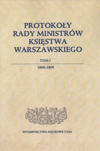 Opakowanie Protokoły Rady Ministrów Księstwa Warszawskiego Tom 1