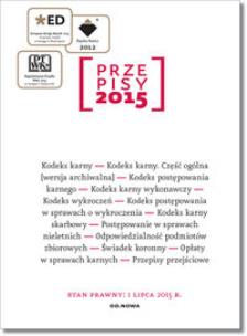 Okładka książki Przepisy 2015 Zbiór karny