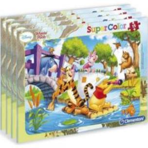 Okładka książki Puzzle 15 Ramkowe Kubuś Puchatek różne rodzaje