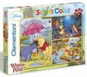 Okładka książki Puzzle 3x48 Kubuś Puchatek