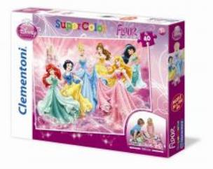 Opakowanie Puzzle 40 Podłogowe Księżniczki