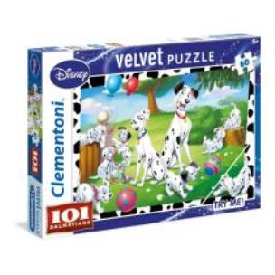 Opakowanie Puzzle 60 Velvet 101 Dalmatyńczyków