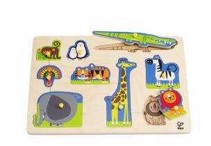 Okładka książki Puzzle Dzikie zwierzęta