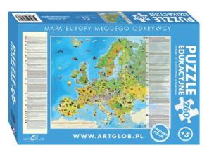 Opakowanie Puzzle Europa Młodego Odkrywcy