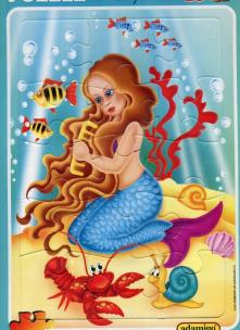 Opakowanie Puzzle maxi 15 elementów Mała Syrenka