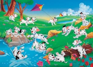 Opakowanie Puzzle Maxi dwustronne 48 101 Dalmatyńczyków 2w1