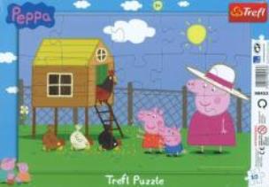 Opakowanie Puzzle ramkowe 20 Świnka Peppa 1 TREFL