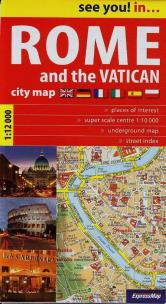 Opakowanie Rome and the Vatican 1:12 000