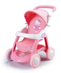 Opakowanie Spacerówka z daszkiem - Hello Kitty jasny