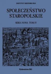 Opakowanie Społeczeństwo staropolskie Seria nowa Tom 4