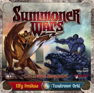 Okładka książki Summoner Wars: Elfy Feniksa vs Tundrowe Orki