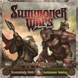 Okładka książki Summoner Wars: Krasnoludy Gildii vs Jaskiniowe Gobliny