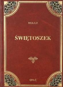 Okładka książki Świętoszek skóra tw. oprawa GREG