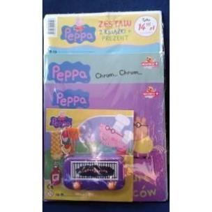 Okładka książki Świnka Peppa. Pakiet 2 książek + prezent Grill