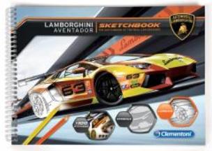 Opakowanie Szkicownik - Samochody Lamborghini