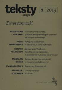 Opakowanie Teksty drugie 1/2015
