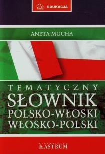 Okładka książki Tematyczny słownik polsko-włoski włosko-polski z płytą CD