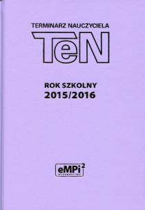 Opakowanie Terminarz nauczyciela TeN Rok szkolny 2015/2016 fioletowy