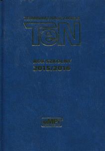 Opakowanie Terminarz nauczyciela TeN Rok szkolny 2015/2016 granatowy