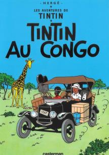 Okładka książki tintin au Congo