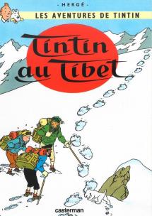 Okładka książki Tintin au Tibet