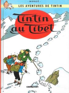 Okładka książki Tintin au Tibet