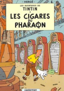Okładka książki Tintin les Cigares du Pharaon