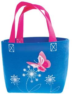 Opakowanie Torebka niebieska motyl