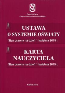 Okładka książki Ustawa o systemie oświaty Karta Nauczyciela
