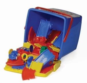 Opakowanie Viking city pojazdy i tory w wiaderku