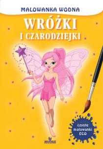 Okładka książki Wróżki i czarodziejki malowanka wodna