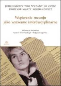 Okładka książki Wspieranie rozwoju jako wyzwanie interdyscyplinarn