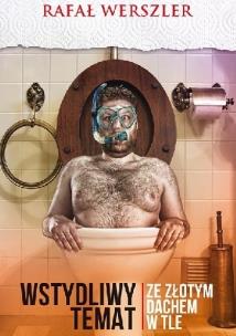 Okładka książki Wstydliwy temat ze złotym dachem w tle