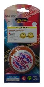 Opakowanie Yoyo ze światłem  - pomarańczowe